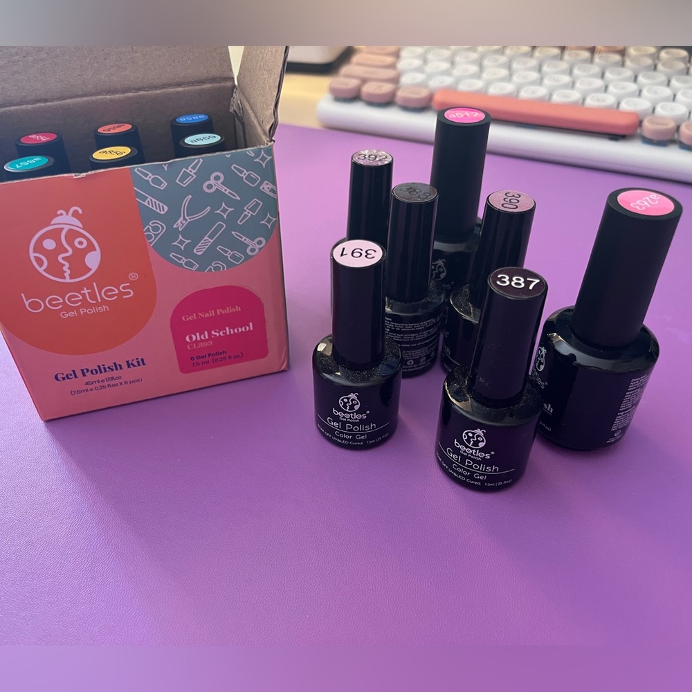Lot of Beetles gel polishes